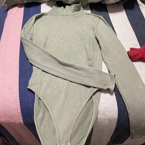 Women's Green Bodysuit